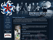 Tablet Screenshot of homewardboundtattoo.com